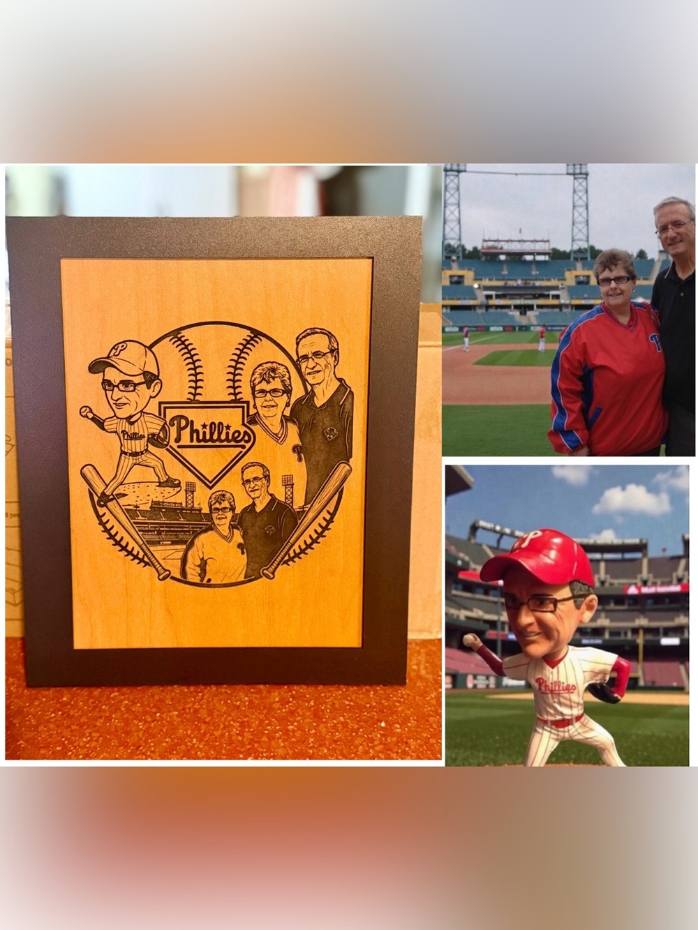 Custom engraved photo on wood any picture! pet memorial, Vacations etc - Picture 2 of 13